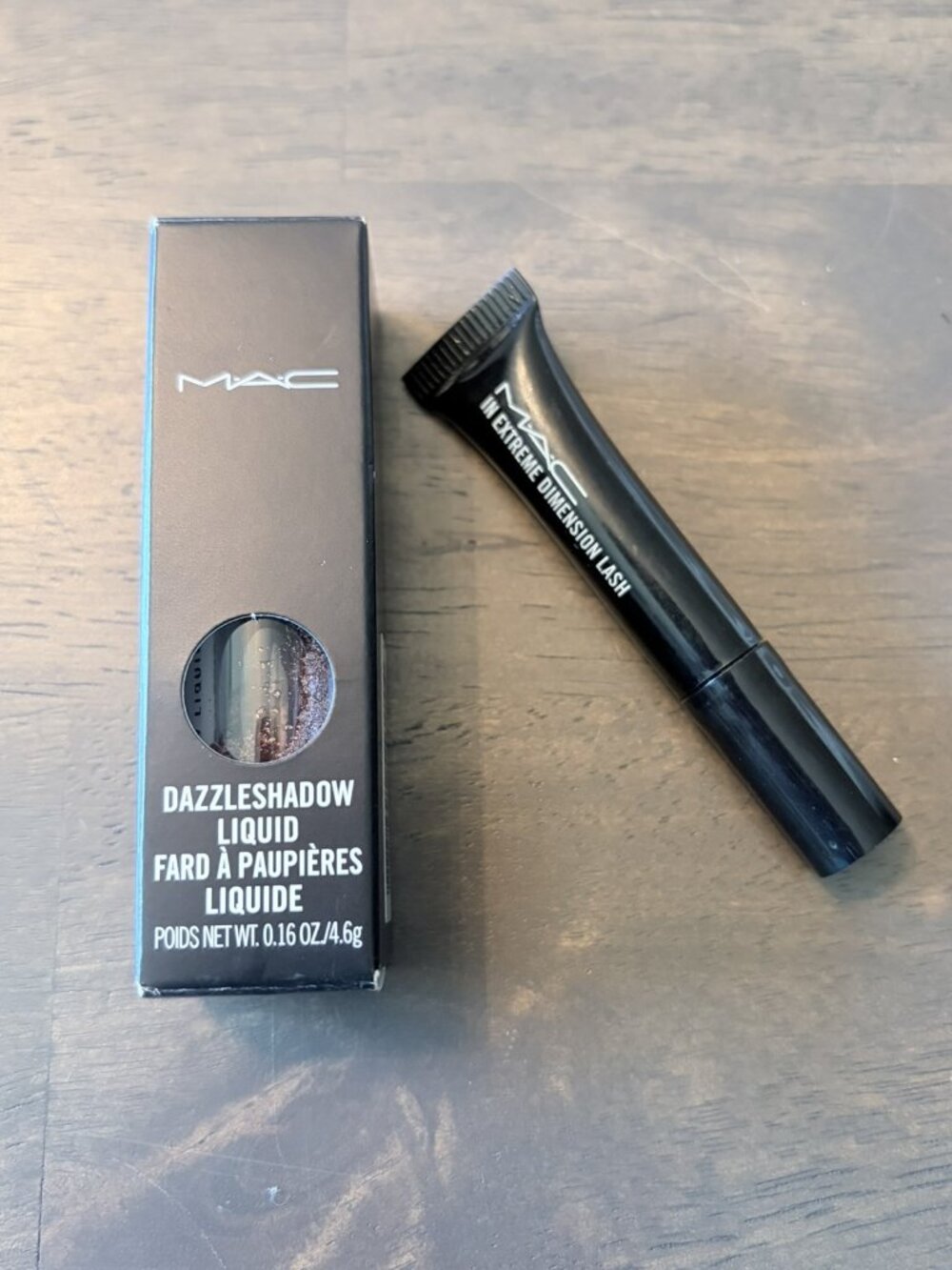 MAC  Rayon Rays Dazzleshadow Liquid Eyeshadow + Mini Mascara NIB